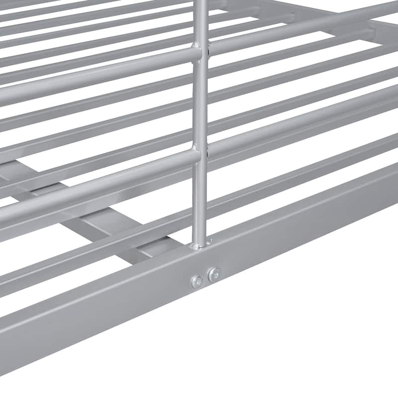 Full XL Over Queen Metal Bunk Bed