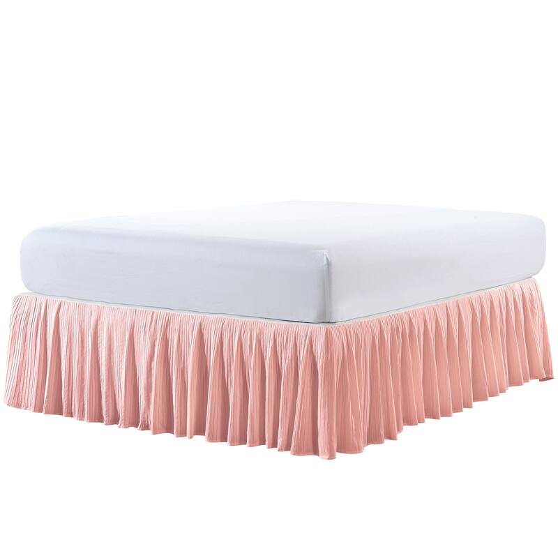 Serenta Pleated Bedskirt 18" Drop - 32 Color Options