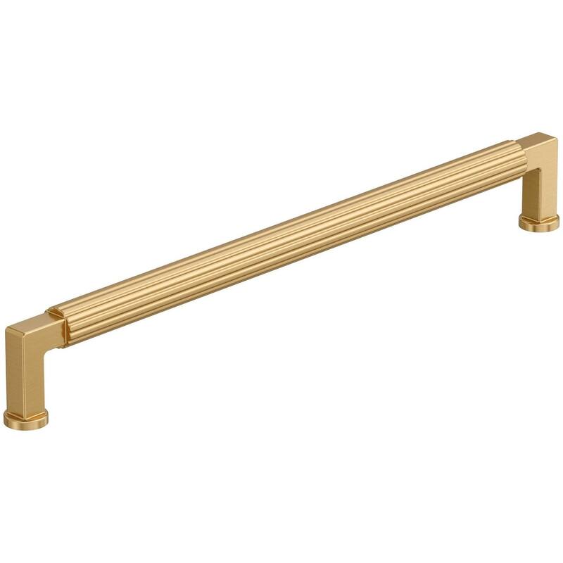 Amerock BP37648 Ballard 10-1/16" Center to Center Fluted Handle - Champagne Bronze