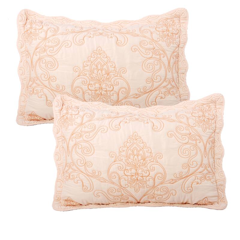 Serenta Damask Oversized 4-piece Bedspread Set