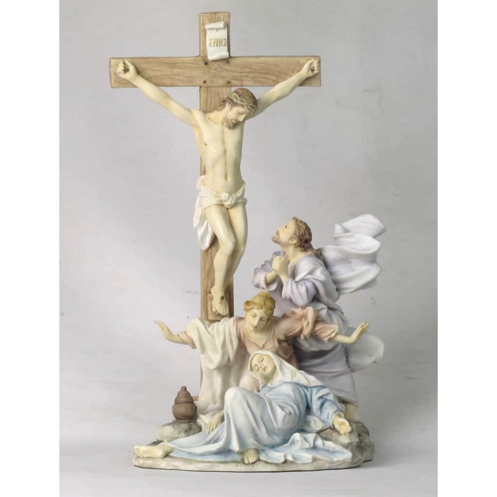 Veronese Design 12.99" H CRUCIFIXION (LIGHT COLOR) Multicolor Resin