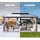 preview thumbnail 85 of 133, EROMMY Hardtop Gazebo,Outdoor Pergola with Double Roof & Netting & Curtains,Heavy Duty Canopy for Patio, Backyard, Pool party