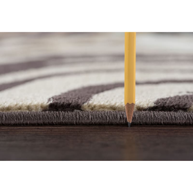 Decora Modern & Contemporary Floral Indoor Area Rug