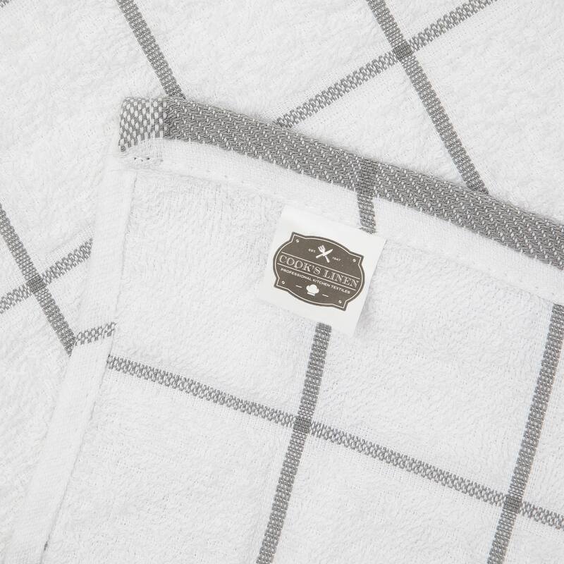Cooks Linen Kitchen Towels - 12 Pack - 15x25