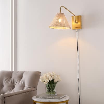 SAFAVIEH Lighting Tressa Wall Sconce (Set of 2) - 11" W x 16" D x 13" H