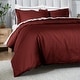 preview thumbnail 40 of 113, Superior Egyptian Cotton 650 Thread Count Solid Duvet Cover Set