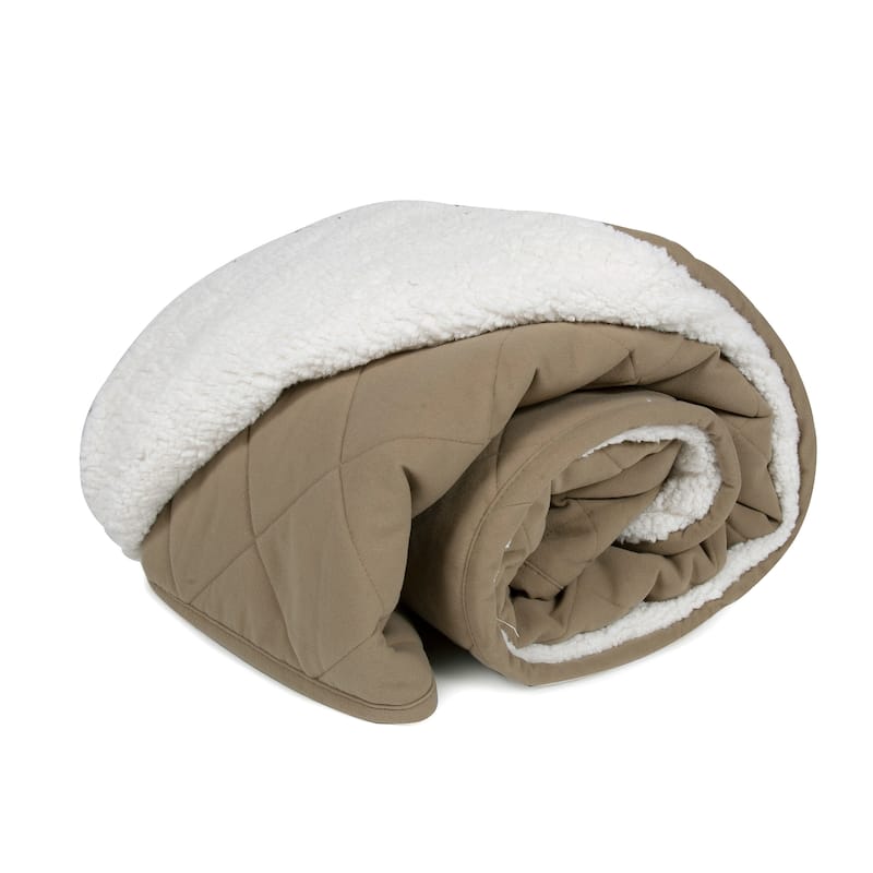 Carolina Pet Quilted Microfiber Dog Throw - Sage