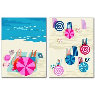 Toasty by Wacka Designs 2 Piece Wrapped Canvas Wall Art Set - Bed Bath ...