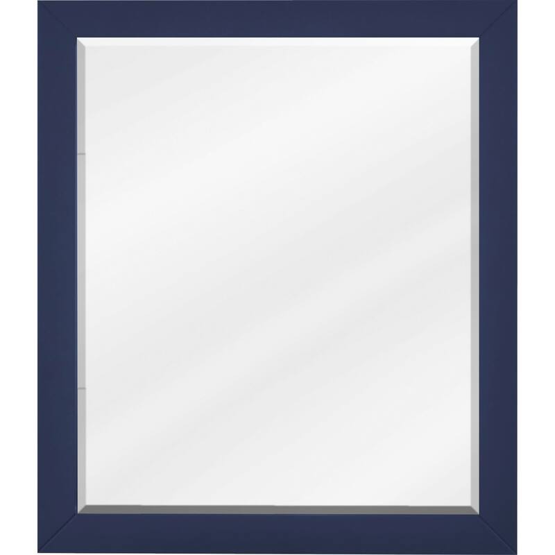 Jeffrey Alexander Cade 28" x 24" Rectangular Beveled Framed Wall - Hale Blue