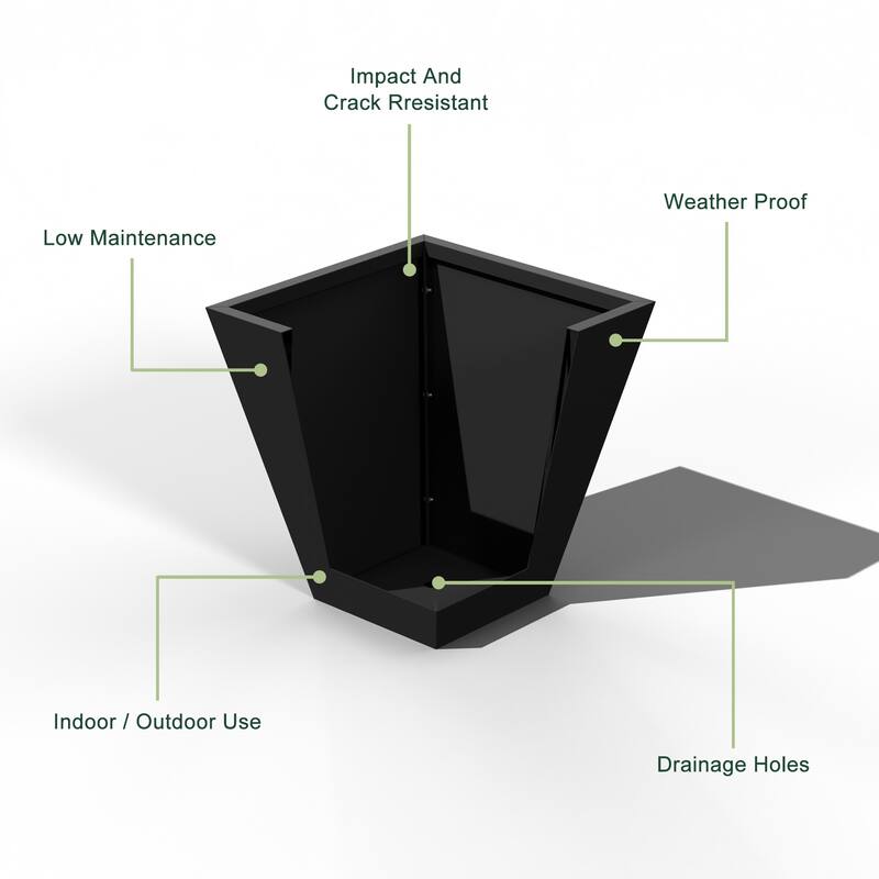 Metal Planters for Outdoor Plants Planter Box