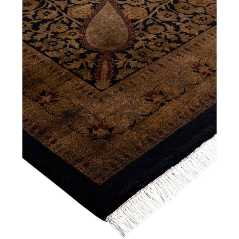 Overdyed One-of-a-Kind Hand-Knotted Area Rug - Gold - 12' 2" x 15' 9"