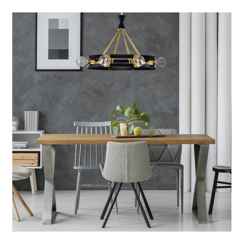 6 Watt G25 LED Reminiscent Flex Gray Coil Filament E26 3000K 120V - Clear