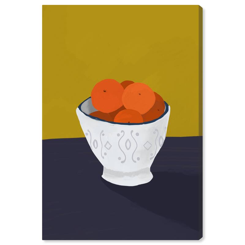Wynwood Studio Canvas Food and Cuisine Tangerines Orange and Tangerine Modern & Contemporary Wall Art Canvas Print