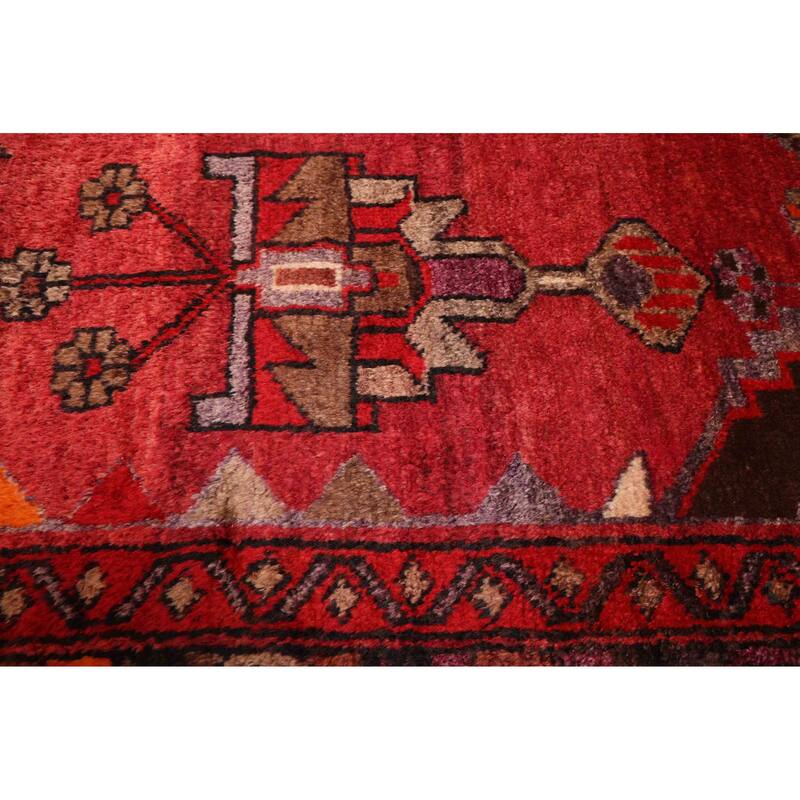 ECARPETGALLERY Hand-knotted Andelz Red Wool Rug - 5'5 x 10'2