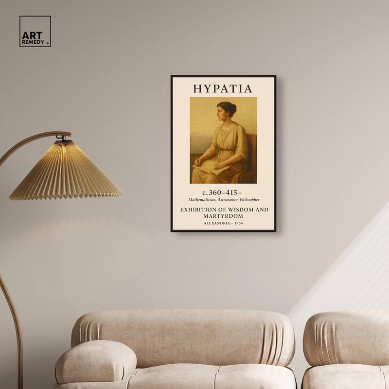 Early Female Scientist Canvas by Art Remedy