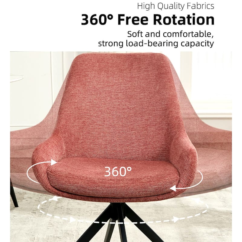 Swivel Dining Chairs set of 2/4,Mid Century Modern Dining Room Chairs