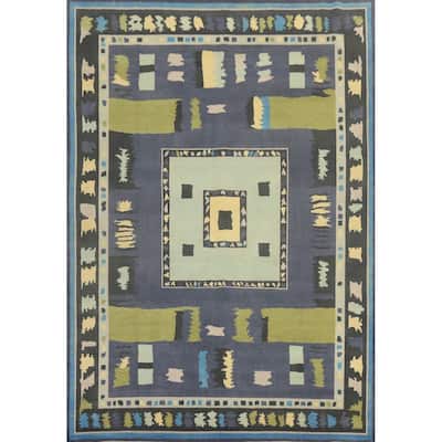 Vegetable Dye Wool Gabbeh Turkish Large Rug Handmade Wool Carpet - 14' 2'' X 10' 7''