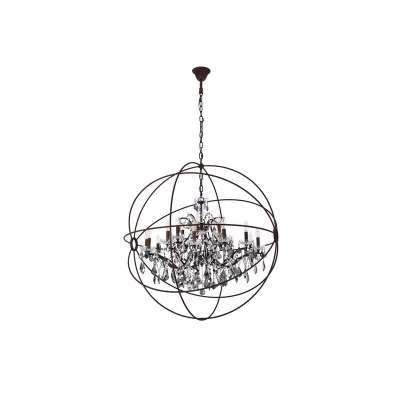 Royce Edge 18-Light Rustic Intent Chandelier