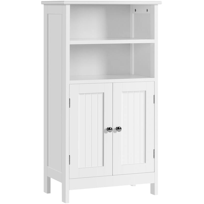 Yaheetech 5-Tier Wooden Bathroom Floor Cabinet with Adjustable Shelf