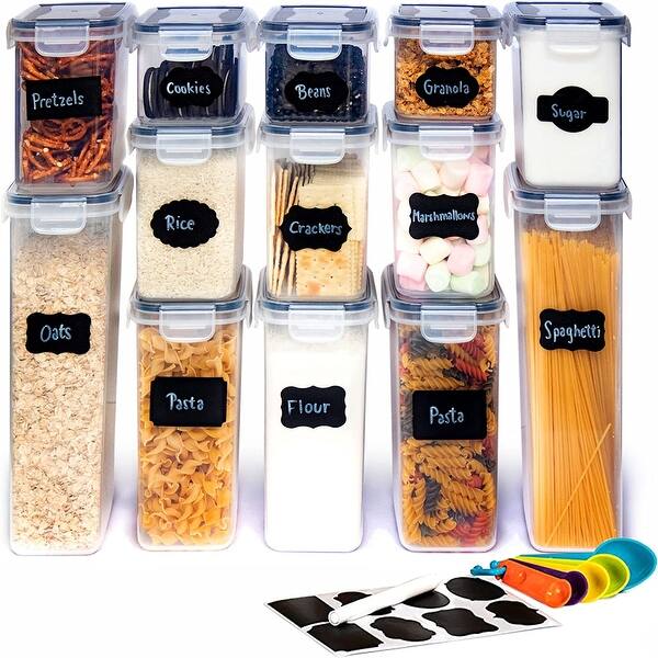Cheer Collection Set of 24 Airtight Food Storage Containers