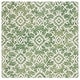 preview thumbnail 81 of 86, SAFAVIEH Handmade Blossom Linna Modern Floral Wool Rug 6' Square - Green/Ivory - Square