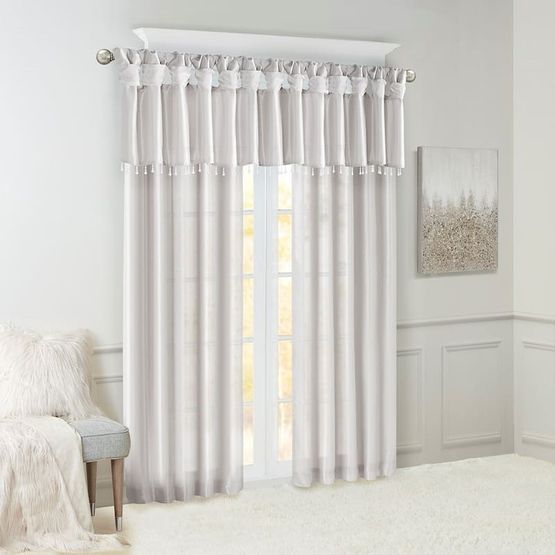 Twist Tab Window Curtain Panel