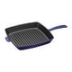 preview thumbnail 8 of 34, STAUB Cast Iron 12-inch Square Grill Pan Dark Blue