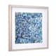 Option Seashell Mosaic Coastal Shadow Box