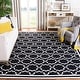 preview thumbnail 5 of 107, SAFAVIEH Handmade Flatweave Dhurries Valarie Modern Moroccan Wool Rug 10' x 14' - Black/Ivory - Rectangle