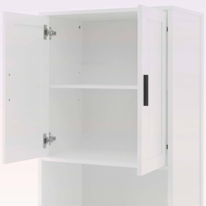 Freestanding Tall Bathroom Cabinet with a Drawer,2 Cabinets,for Bathroom,Living Room,Laundry Room