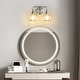 preview thumbnail 94 of 151, Modern Vanity Lights Dimmable Bathroom Light Fixtures with Glass Shade