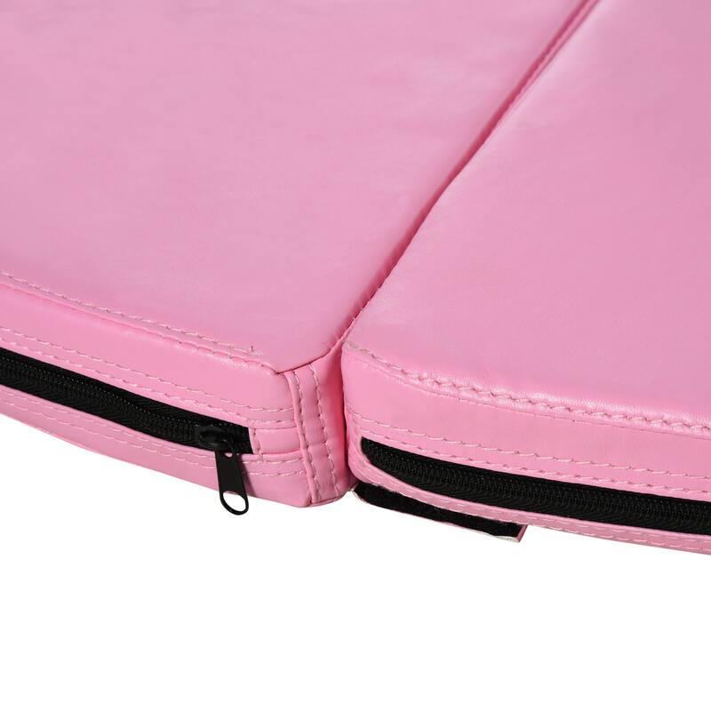 Soozier Pole Dance Mat Foldable Yoga Exercise Safety Dancing Cushion Crash Padding - Pink