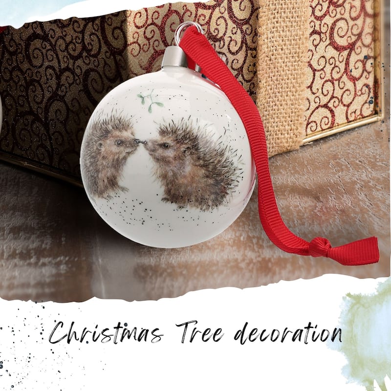 Royal Worcester Wrendale Designs Christmas Bauble