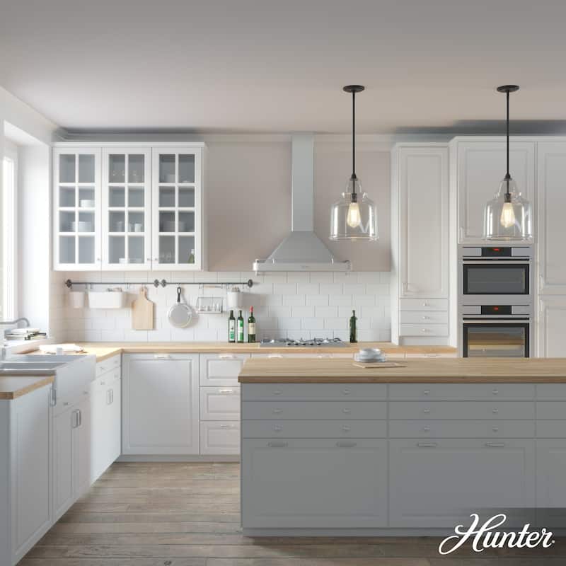 Hunter Dunshire Bell Pendant - Kitchen Island, Dining Room, Entry - Modern Farmhouse, Transitional, Contemporary