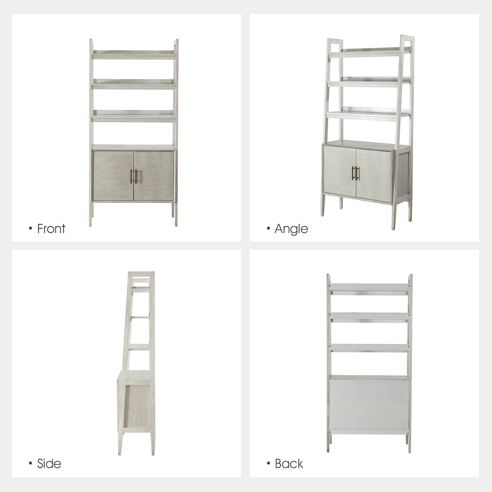 Augusto Mid-Century Modern Ladder Bookcase | HULALA HOME