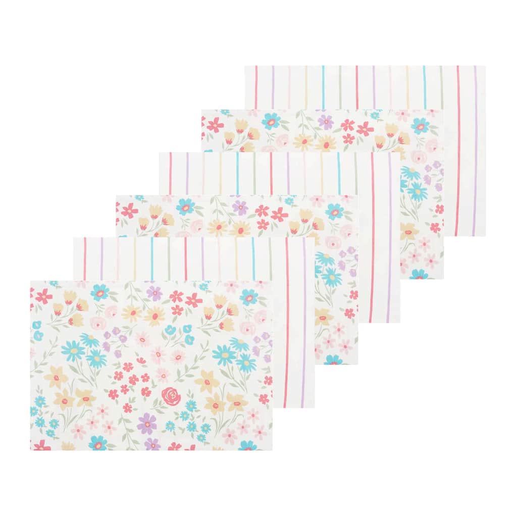 Bunnies & Blooms Placemat Set 6