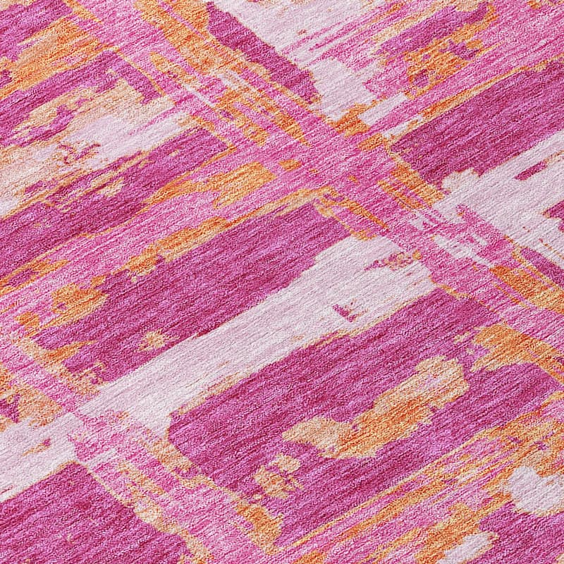 HomeRoots Striped Transitional Rectangle Outdoor Rug