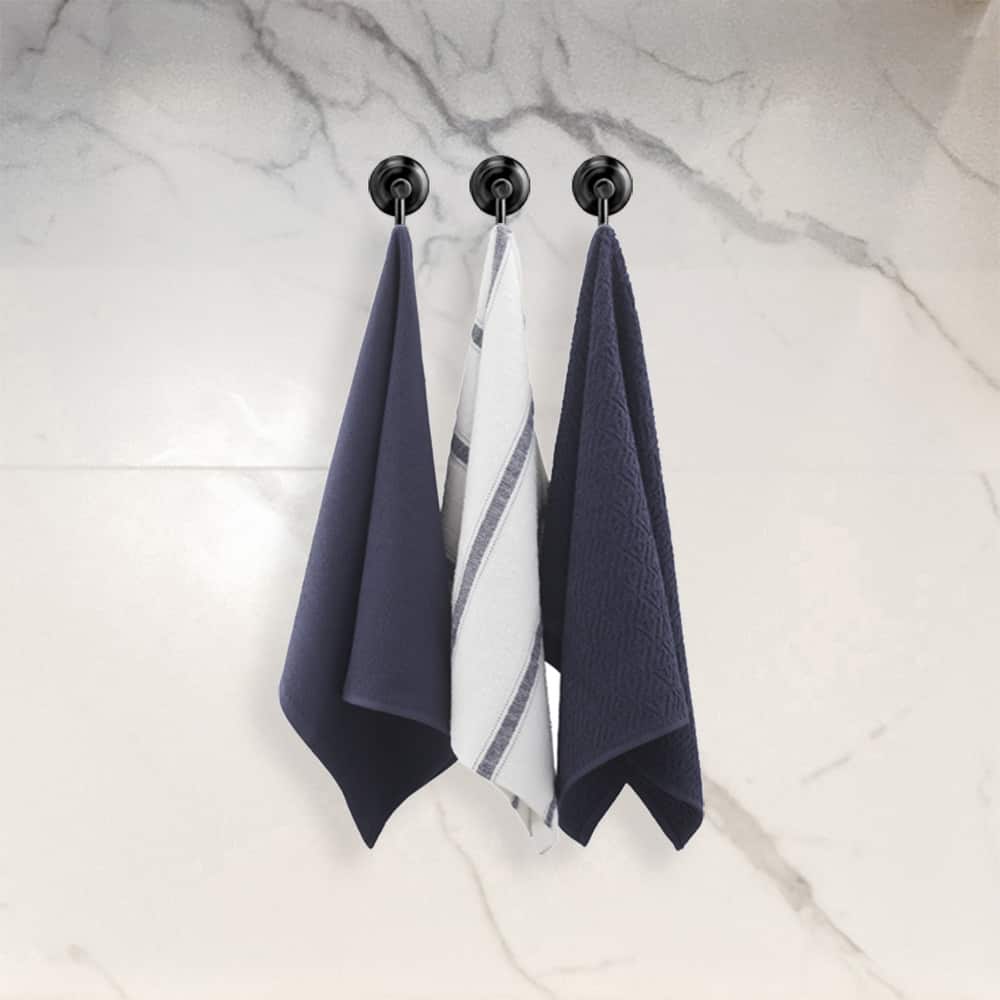 Nautica Home Cotton Classics Textured 18" x 28" 3 Piece Kitchen Towel Set