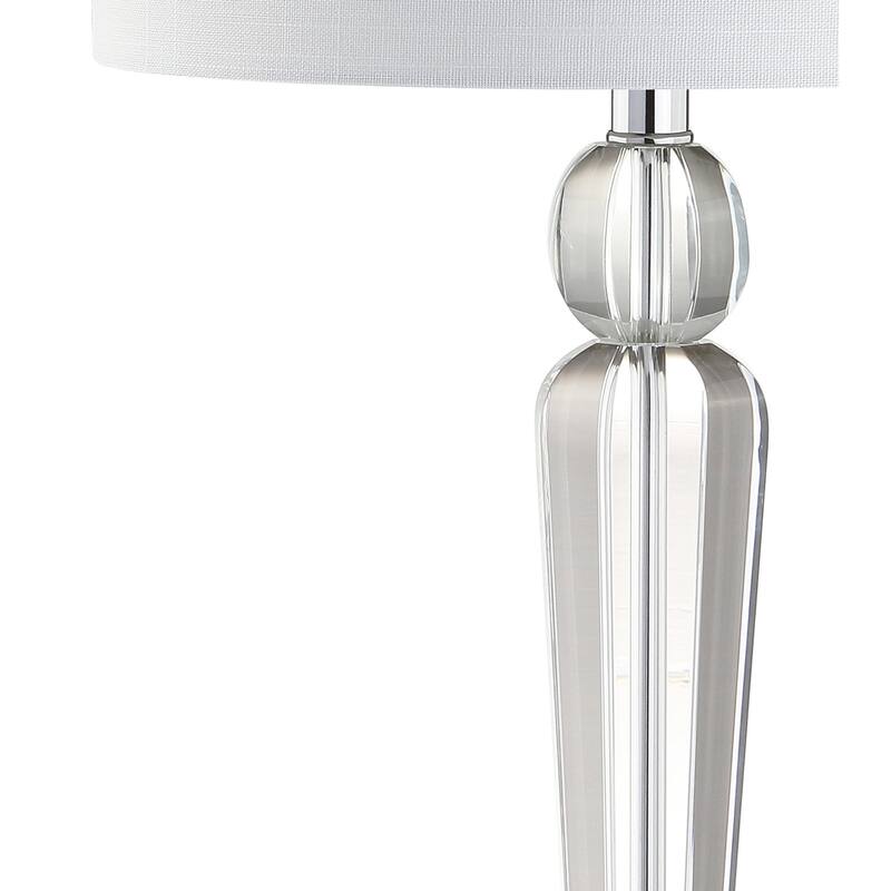 Jules 28.5" Crystal LED Table Lamp, Clear by JONATHAN Y