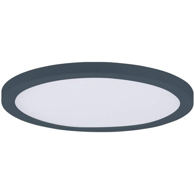 Maxim 57592WT Chip 7" Wide LED Flush Mount Ceiling Fixture - Black