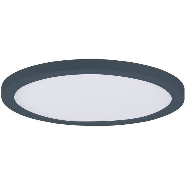 Maxim 57594WT Chip 9" Wide LED Flush Mount Ceiling Fixture - 3000K - Black