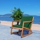 preview thumbnail 75 of 89, SAFAVIEH Outdoor Patio Furniture Vernon Rocking Chair w/ Cushion - 25.6" W x 37.7" D x 30.7" H
