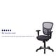 preview thumbnail 17 of 164, Nicholas Mid-Back Blue Mesh Multifunction Executive Swivel Ergonomic Office Chair with Adjustable Arms