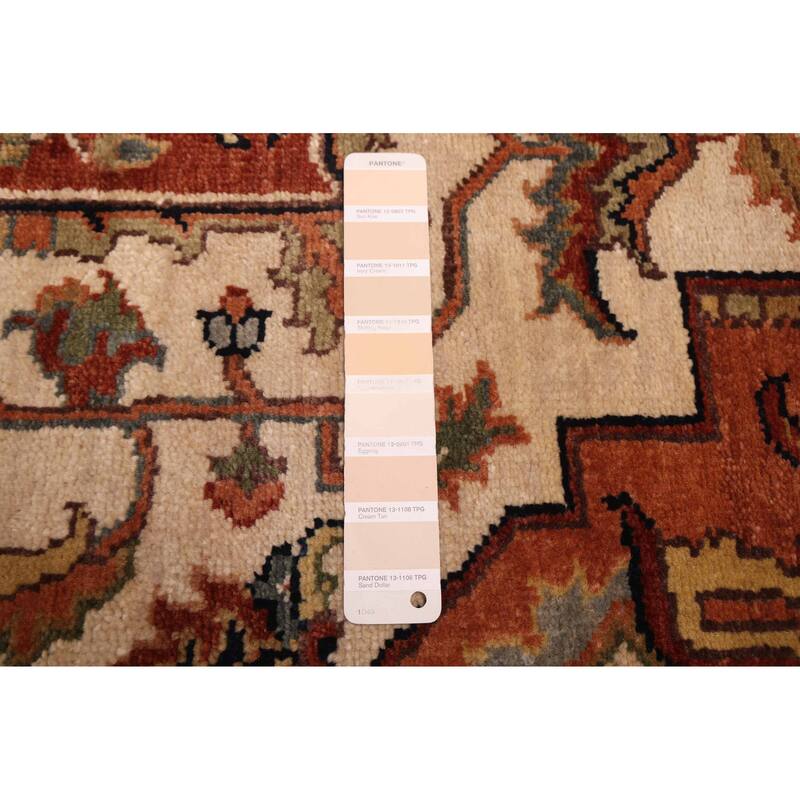 ECARPETGALLERY Hand-knotted Jules Sultane Ivory Wool Rug - 7'10 x 9'11