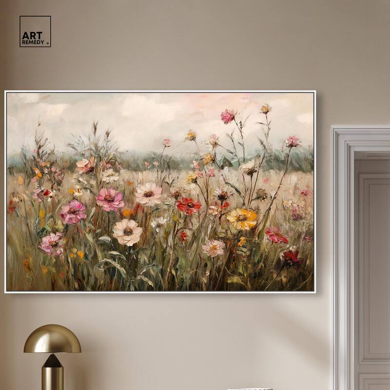 Vintage Blooms I Canvas by Art Remedy