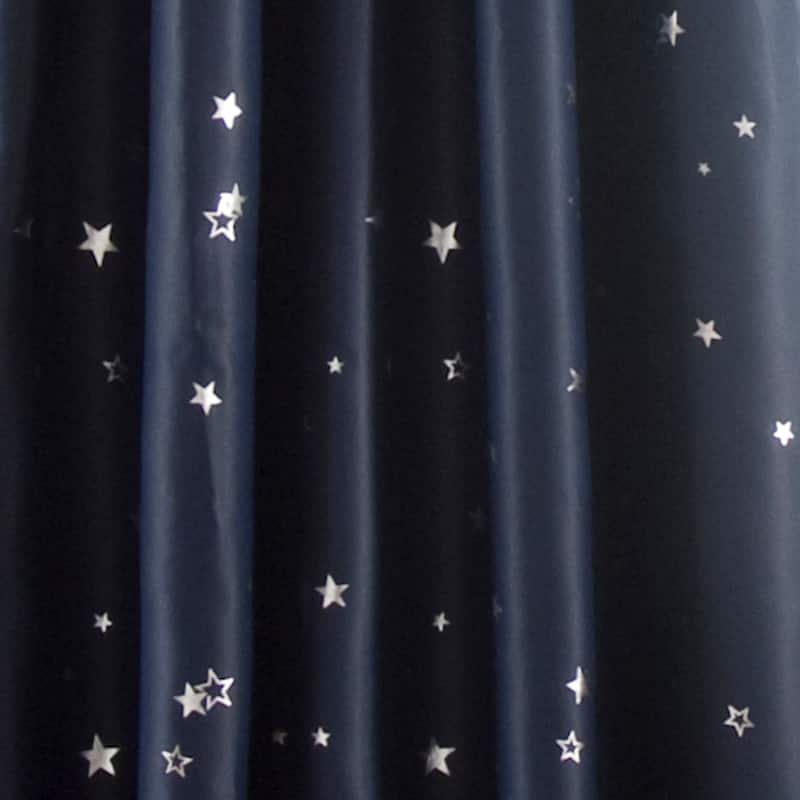 Lush Decor Star Room Darkening Window Curtain Panel Pair