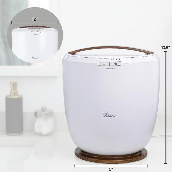 Zadro Medium Towel Warmer Bucket PJs, Robe, Socks & Blanket Warmer 16