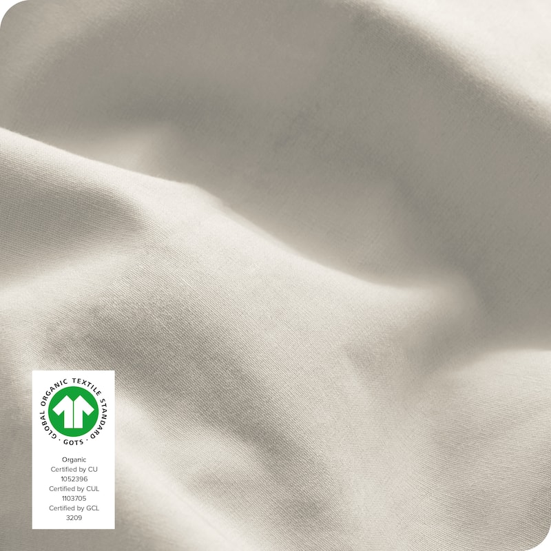 Bare Home Organic Cotton Sheet Set - Crisp Percale Weave