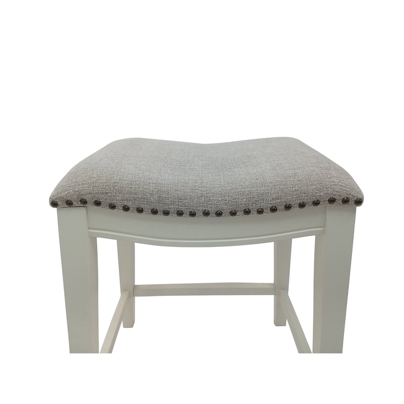 Carolina Living Sawyer 25" Saddle Counter Stool - Set of 2