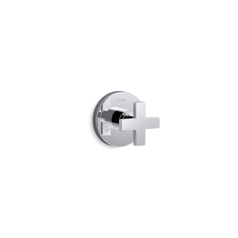 Kohler Composed Transfer Valve Trim with Cross Handle Polished Chrome